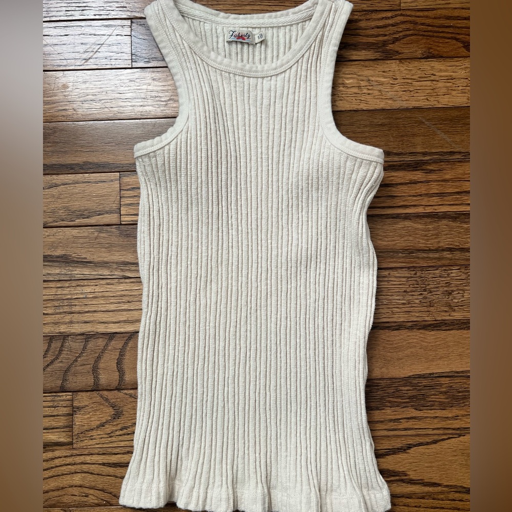 EUC Faherty Womens Ribbed Tank Size Small